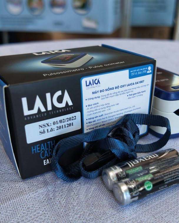 Máy đo nồng độ oxy trong máu SpO2 Laica